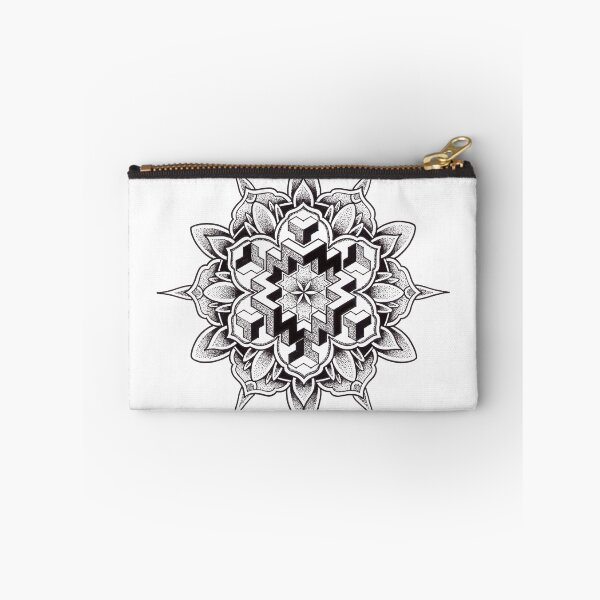 Item preview, Mandala with cool geometric patterns designed and sold by René Voortwist Pen and Ink art.