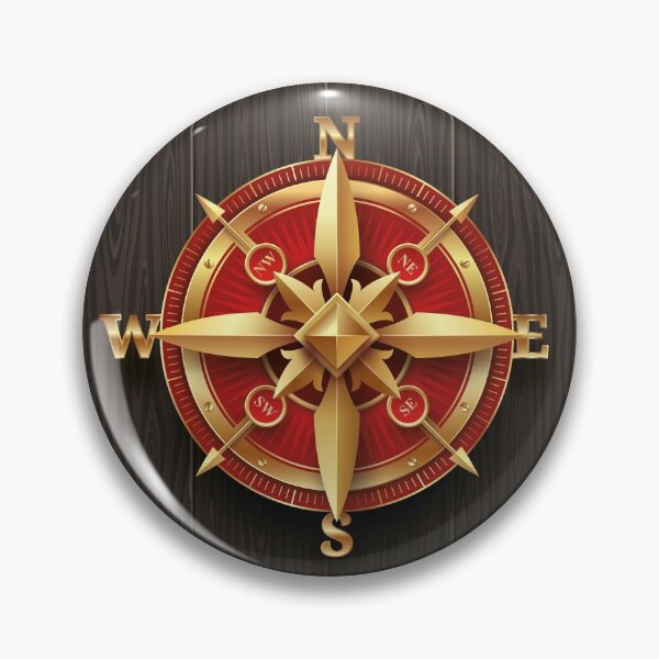 Item preview, Golden vintage compass designed and sold by Qitchup.