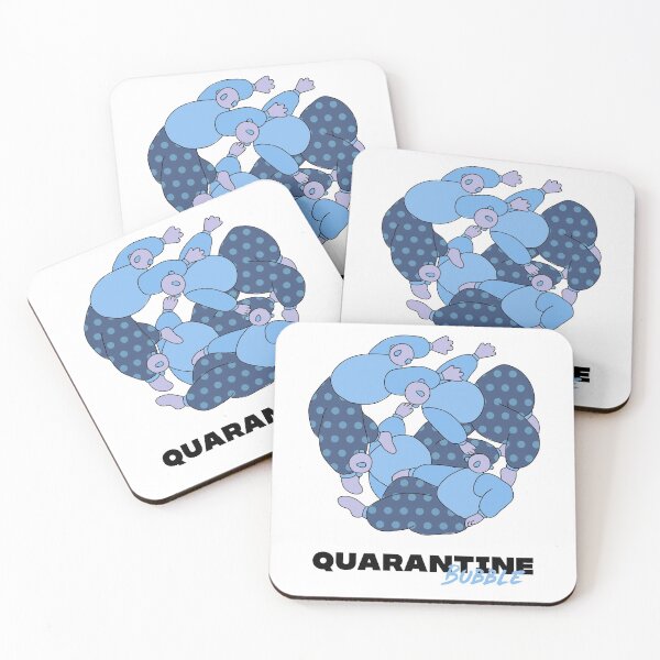 Item preview, Quarantine bubble BLUE designed and sold by MarcinkuGreta.