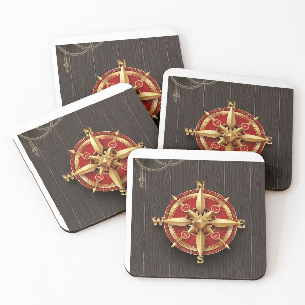 Item preview, Golden vintage compass designed and sold by Qitchup.