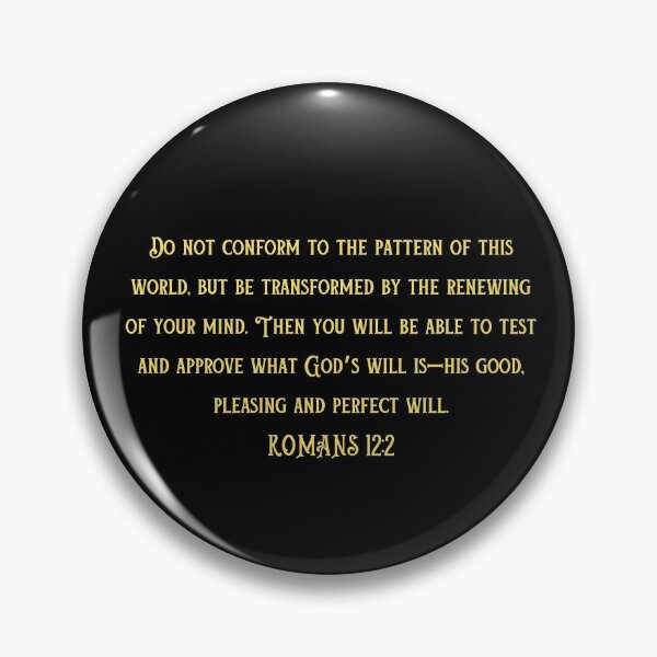 Item preview, Bible Verse Romans 12:2 designed and sold by Prayingwarrior.