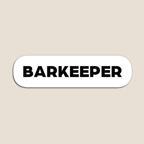 Item preview, Barkeeper Profession designed and sold by MagicSpread.