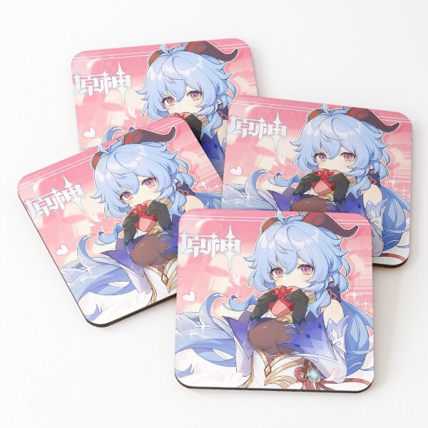 Item preview, Impacto de Genshin - Obra de arte oficial de Ganyu Valentine 2021 designed and sold by Krimsy.