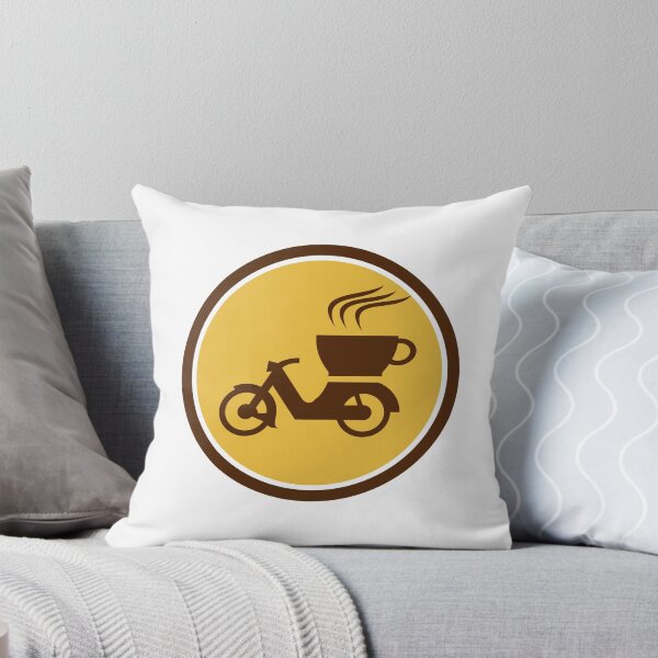 Item preview, Coffee Delivery Motorcycle Circle Retro designed and sold by patrimonio.