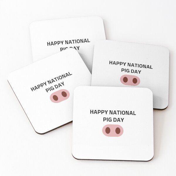 Item preview, Happy National Pig Day, Pig Nose designed and sold by dress-in.