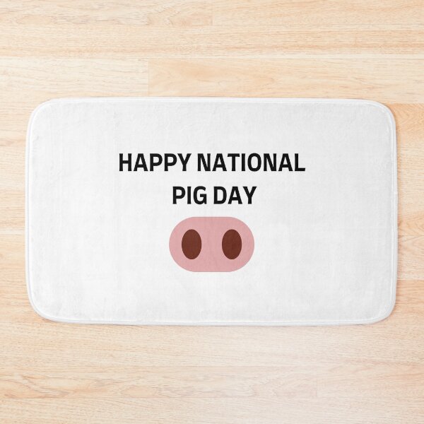 Item preview, Happy National Pig Day, Pig Nose designed and sold by dress-in.