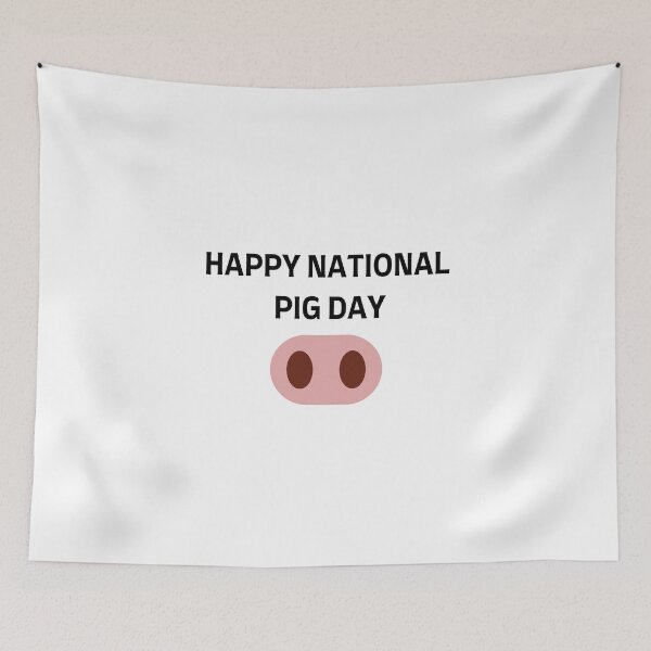 Item preview, Happy National Pig Day, Pig Nose designed and sold by dress-in.