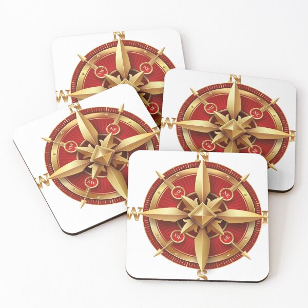 Item preview, Golden vintage compass designed and sold by Qitchup.