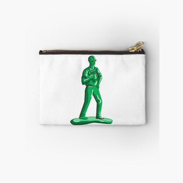 Item preview, Green Construction Worker Nailgun Retro designed and sold by patrimonio.