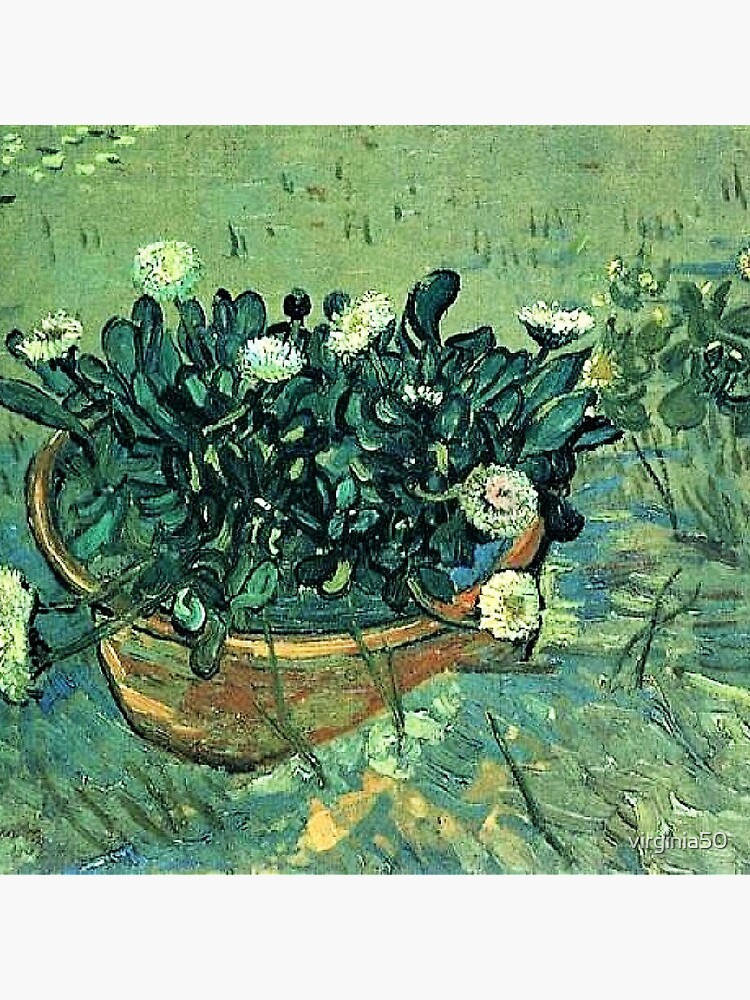 Van Gogh - Still Life Bowl with Daisies by virginia50