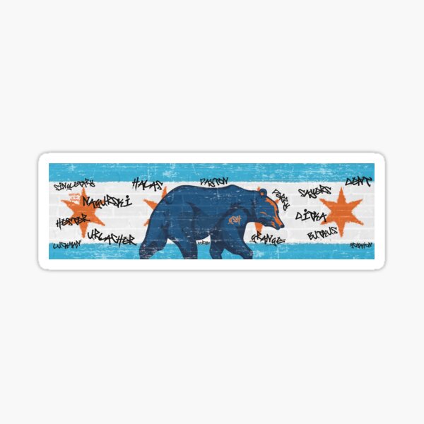 Chicago Bear GSH Sticker for Sale by Throk7257