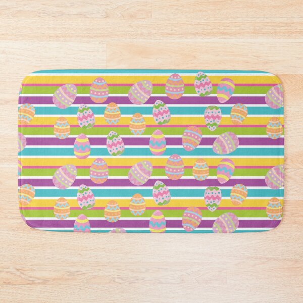 Item preview, Easter Stripes Egg Pattern designed and sold by dreamofdenim.