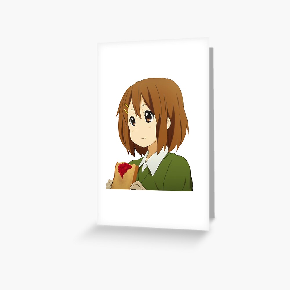 Yui Hirasawa - K-ON! Greeting Card for Sale by Eyes-Up | Redbubble