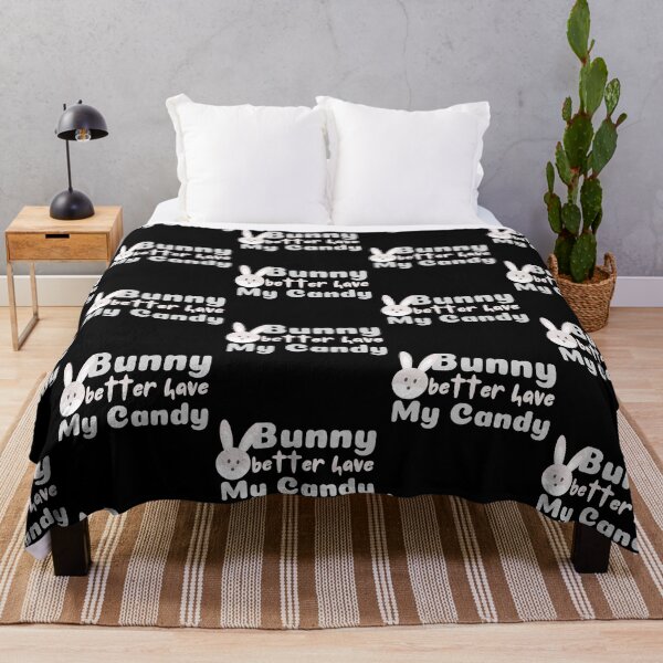Item preview, Bunny Better Have My Candy Grey Design designed and sold by SweetAndSpice.