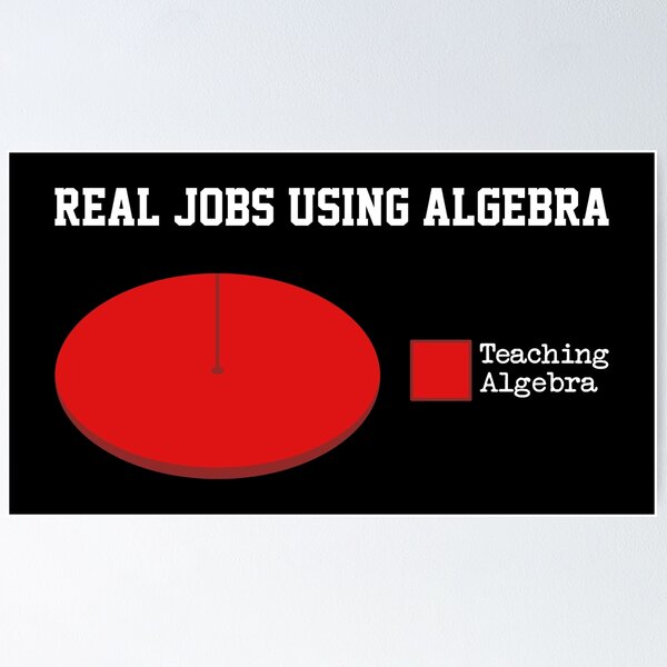 Item preview, Hate Algebra Funny Math Teacher Student Maths Class Gift designed and sold by MerchStudy.