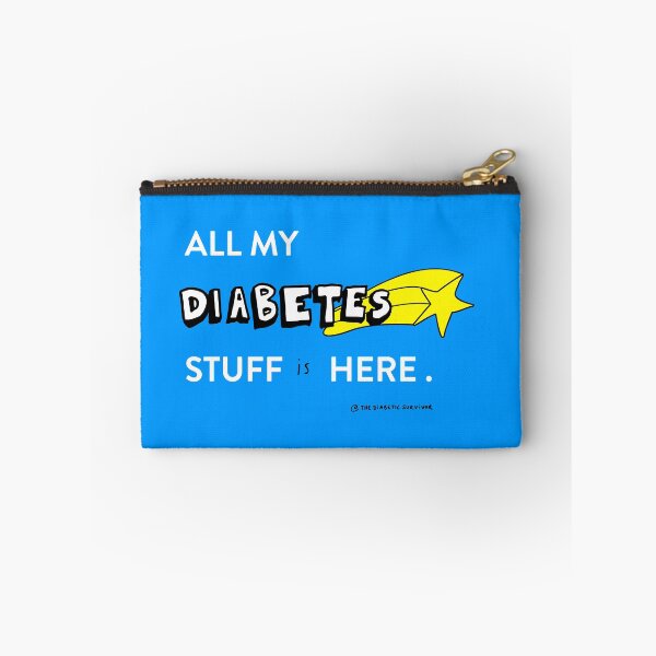 Item preview, ALL MY DIABETES STUFF IS HERE case designed and sold by thediabeticsurvivor.
