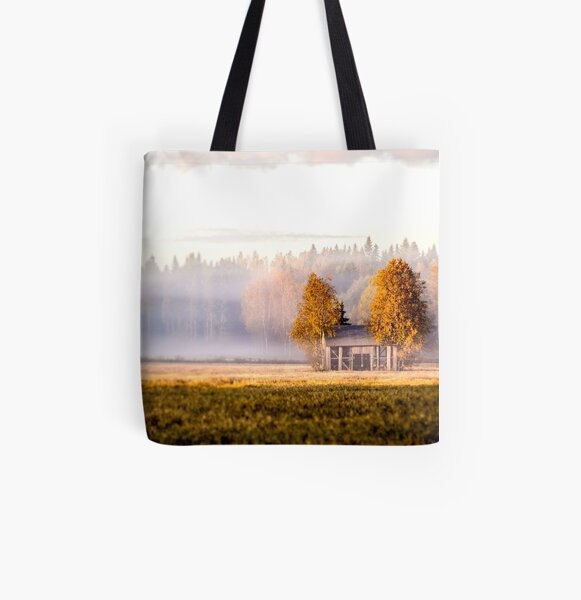 Sleepless sunrise - barn All Over Print Tote Bag