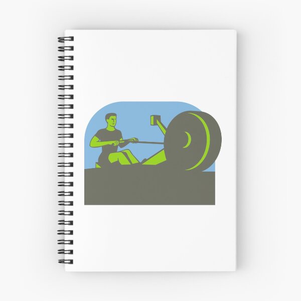 Item preview, Rower Rowing Machine Half Circle Retro designed and sold by patrimonio.