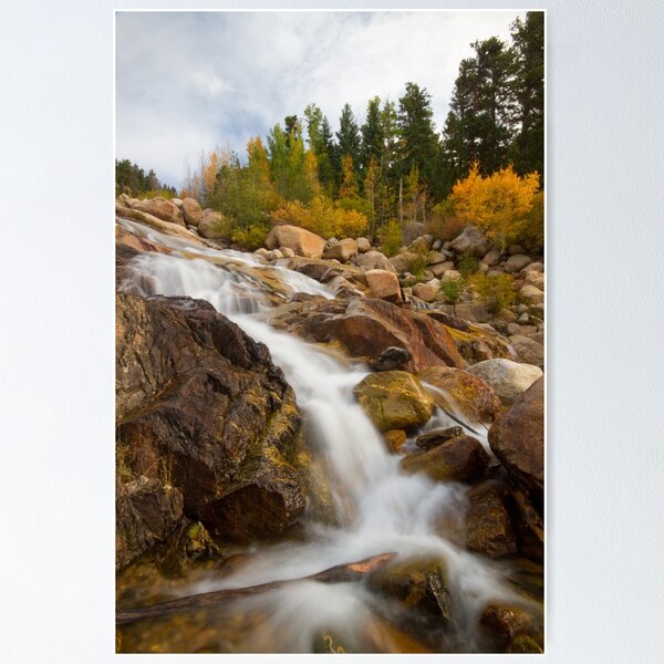 Item preview, Alluvial Falls in Rocky Mountain National Park designed and sold by RondaKimbrow.