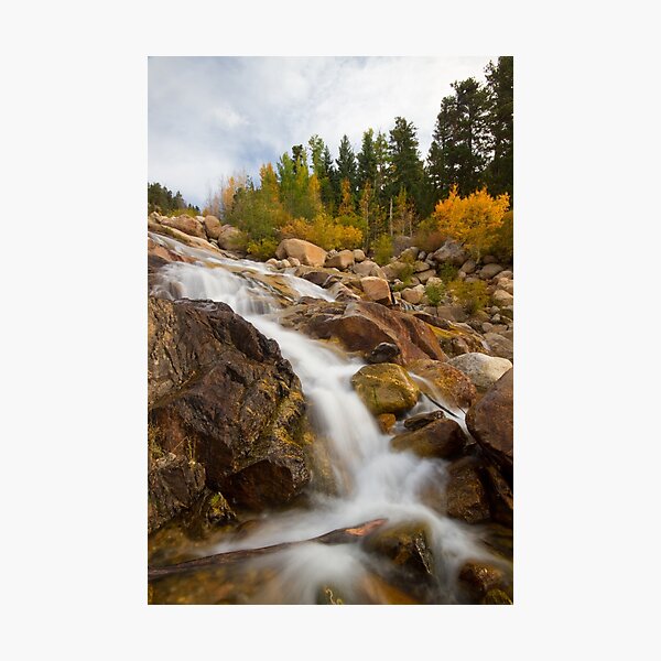 Item preview, Alluvial Falls in Rocky Mountain National Park designed and sold by RondaKimbrow.
