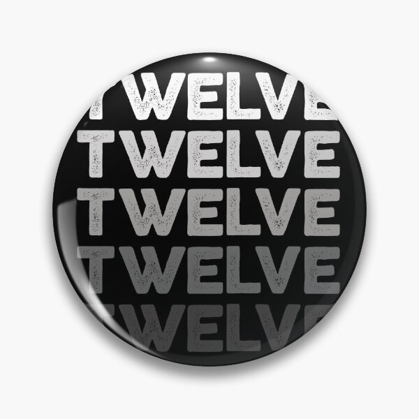 Item preview, 12th Kids Birthday, Adults Favorite Number Twelve, Sports Grey designed and sold by The Princess Saves Herself.