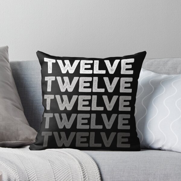 Item preview, 12th Kids Birthday, Adults Favorite Number Twelve, Sports Grey designed and sold by The Princess Saves Herself.