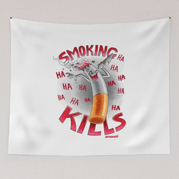 Item preview, SMOKING KILLS designed and sold by Drawwit.