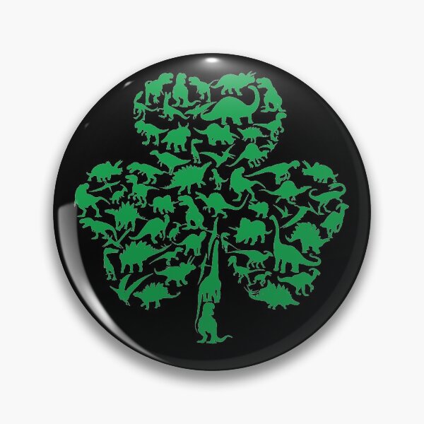 Item preview, Dinosaur Shamrock Clover Shaped St Patrik's Day designed and sold by Doa-ibu.