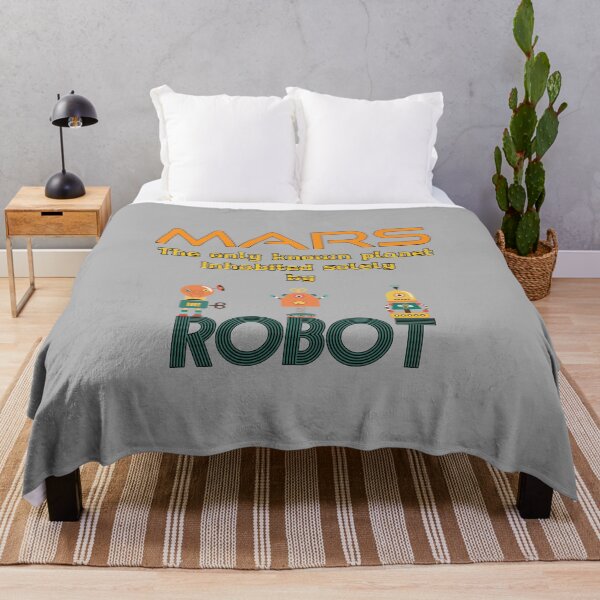 Item preview, Mars is the only known planet inhabited solely by robots, Awesome gift for astronomy activists and lovers designed and sold by abdelhak2005.
