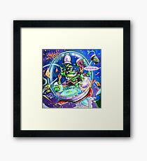 Yedi Fresh ( JELLYFISH LAZER FACE ) Framed Print