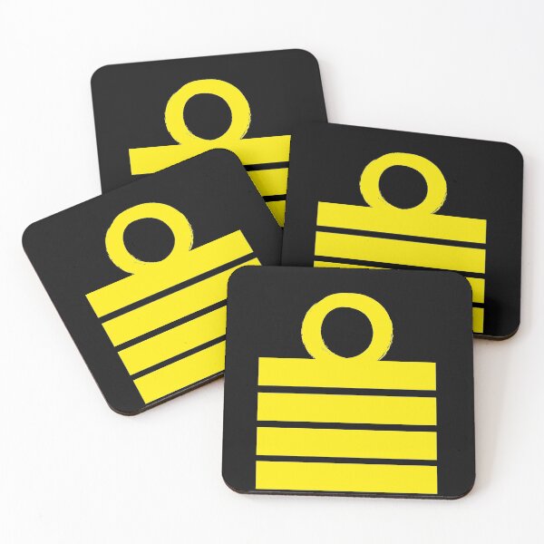 Item preview, Captain Epaullets Maritime Hierarchy Black designed and sold by Sailor-One.