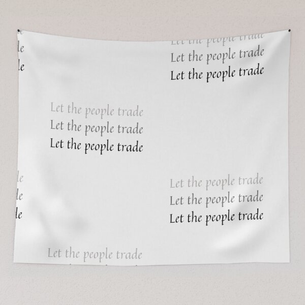 Item preview, Let the People Trade designed and sold by SportyDogShop.