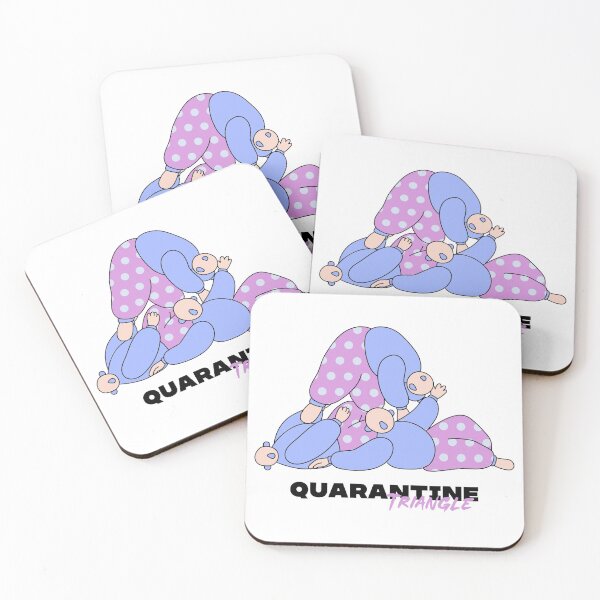 Item preview, Quarantine Triangle BLUE designed and sold by MarcinkuGreta.