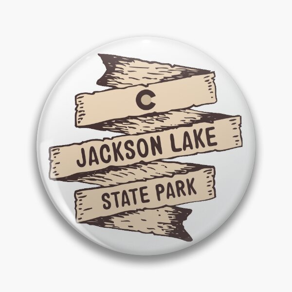 Item preview, Jackson Lake State Park Colorado CO Wooden Ribbon Sign designed and sold by palmettodigital.