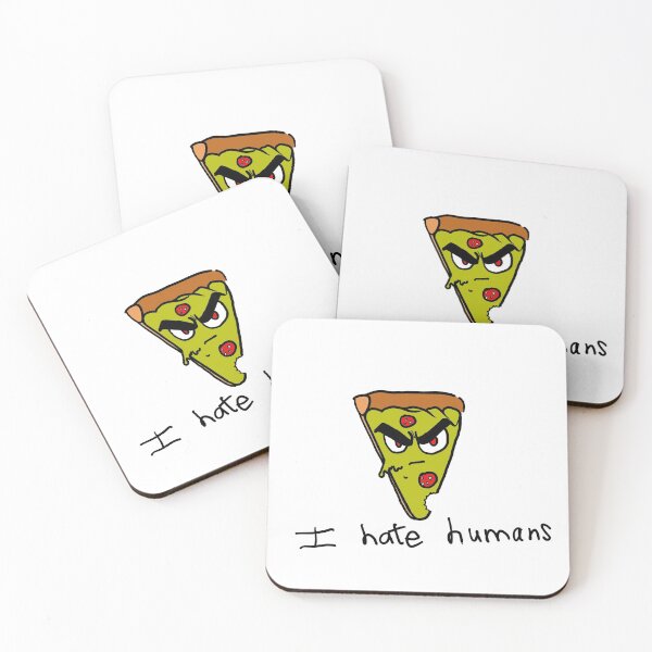 Item preview, Pizza hates humans by Oh! Hello World designed and sold by OhHelloWorld.
