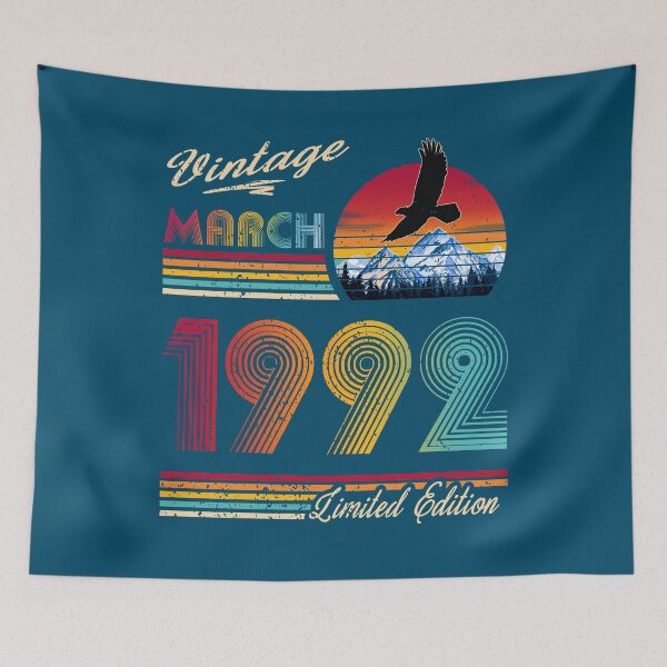 Item preview, Vintage March 1992 Birthday designed and sold by GreenSplash.