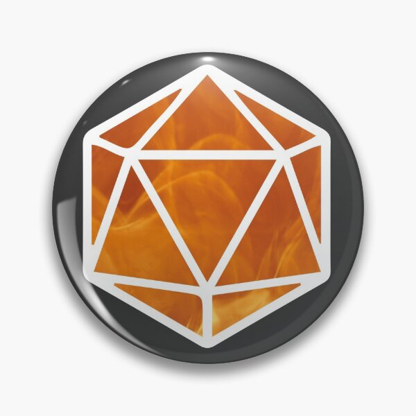 Aperçu de l'œuvre Feu D20 créée et vendue par DungeonRollers.