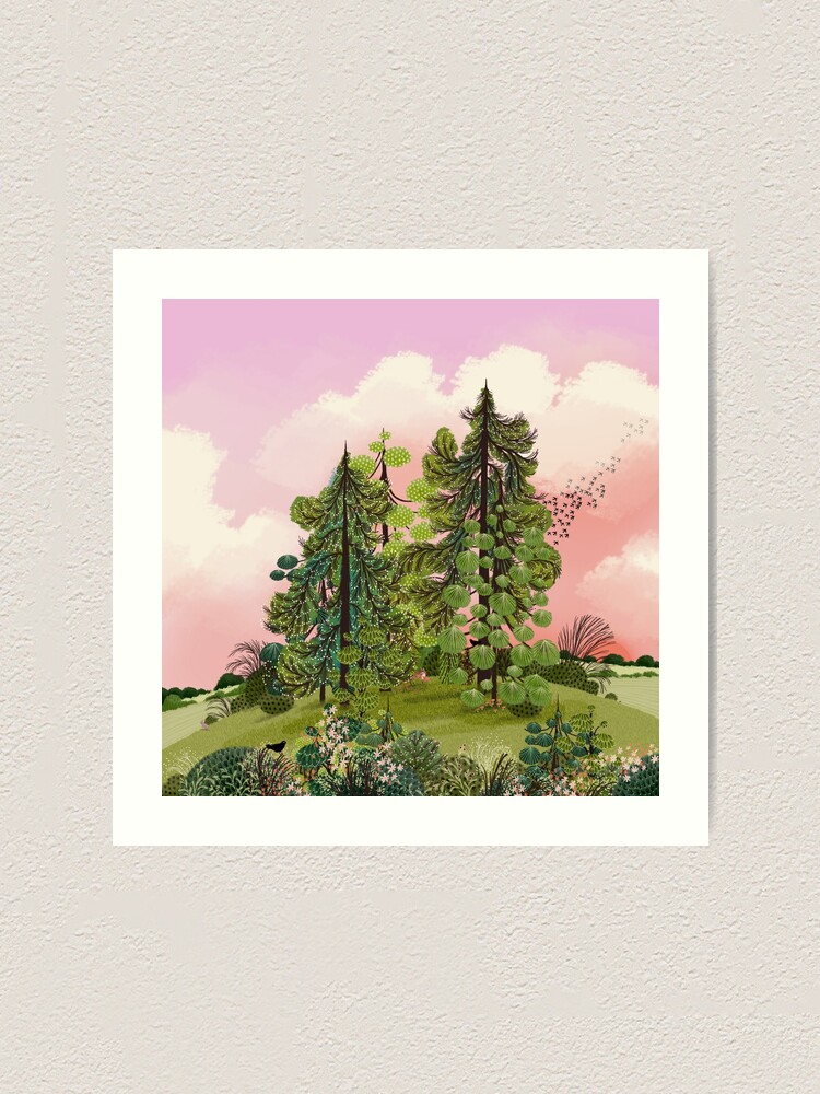 Alternate view of Fox Hill Art Print