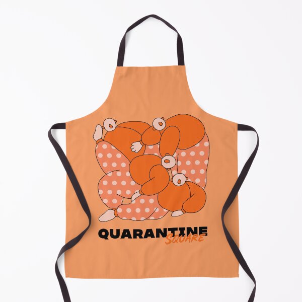 Item preview, Quarantine Square ORANGE designed and sold by MarcinkuGreta.
