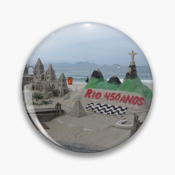 Item preview, Rio Brazil, Ipanema Beach, Copacabana Beach, Sand Sculpture, 450th Rio Anniversary  designed and sold by StrongJourneys.