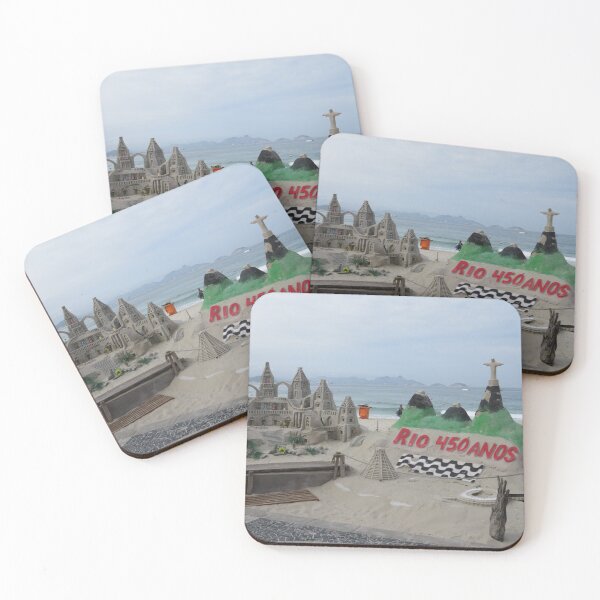 Item preview, Rio Brazil, Ipanema Beach, Copacabana Beach, Sand Sculpture, 450th Rio Anniversary  designed and sold by StrongJourneys.
