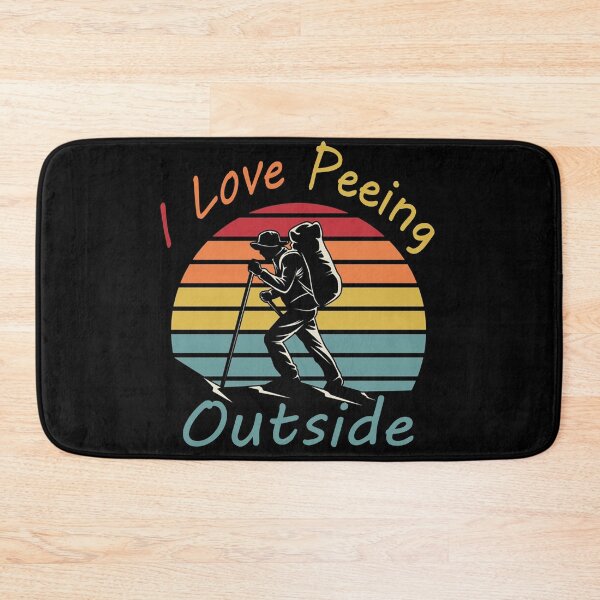 Item preview, I Love Peeing Outside Funny T-Shirt for Hiking lovers   designed and sold by Black & Aura .