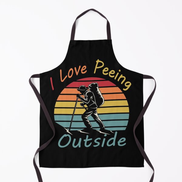 Item preview, I Love Peeing Outside Funny T-Shirt for Hiking lovers   designed and sold by Black & Aura .