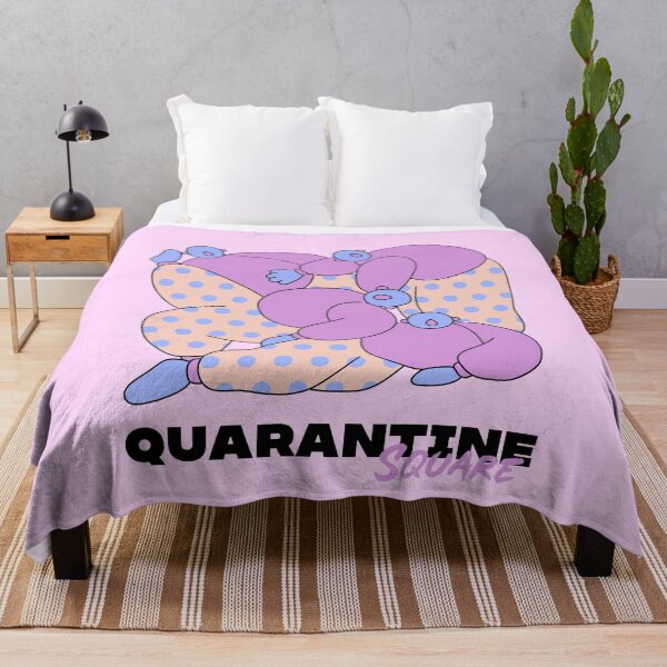 Item preview, Quarantine Square PINK designed and sold by MarcinkuGreta.