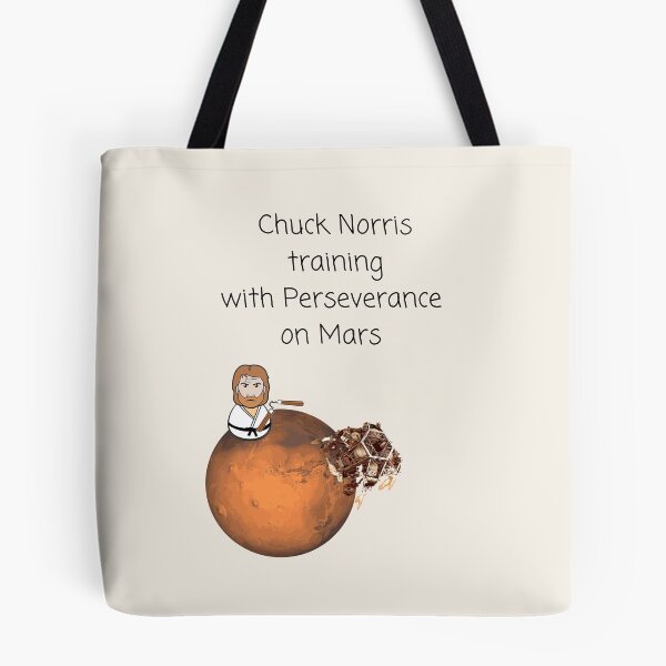 Item preview, Chuck Norris training with Perseverance on Mars  designed and sold by albix81.