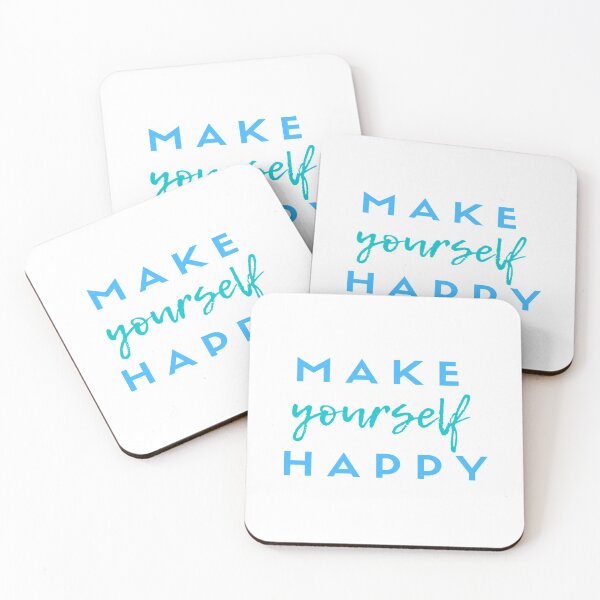 Item preview, Make Yourself Happy-Inspirational Quote designed and sold by DigitalNobleman.