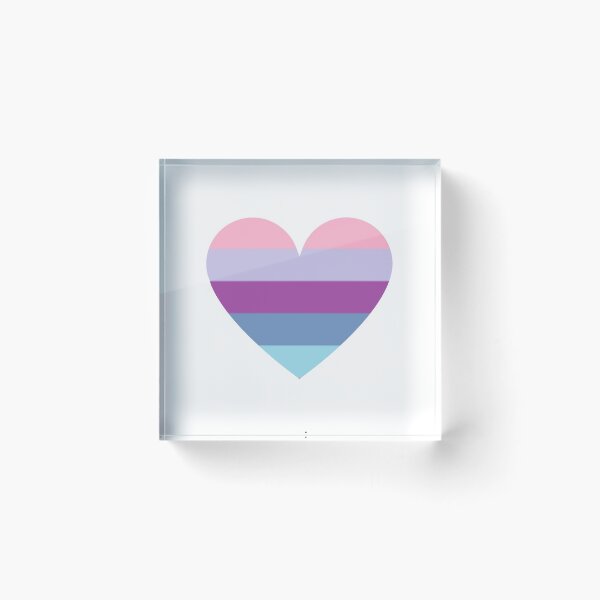 Item preview, Pride Flag Heart - Omnisexual Pride - White Background designed and sold by thesassypanda.