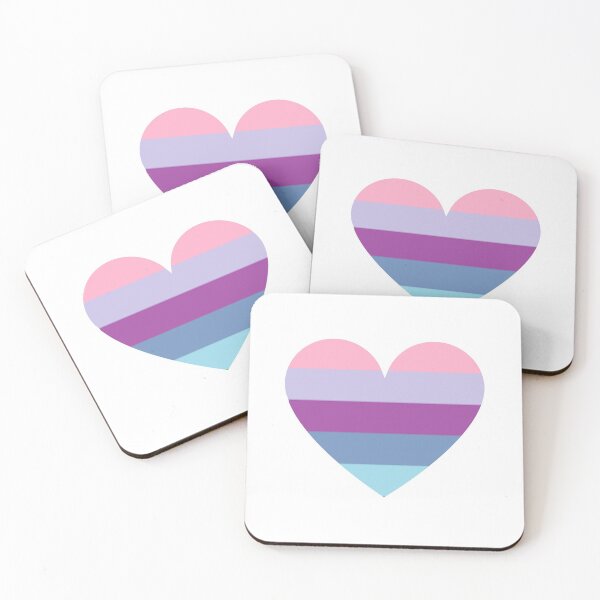 Item preview, Pride Flag Heart - Omnisexual Pride - White Background designed and sold by thesassypanda.