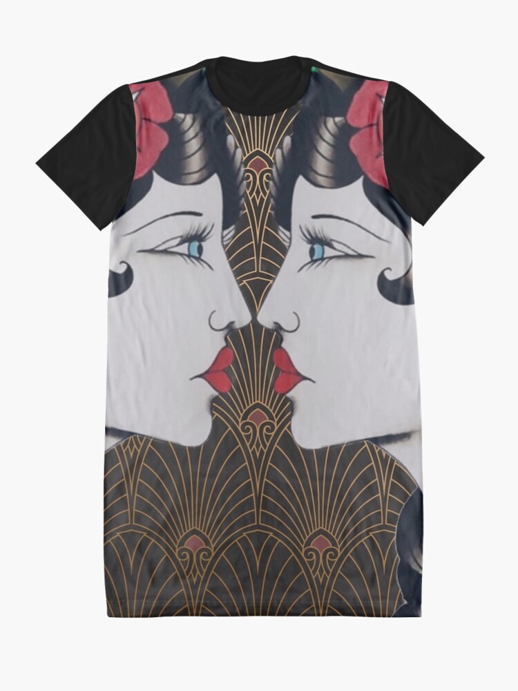 Alternate view of The Art Of Bee 2 Graphic T-Shirt Dress
