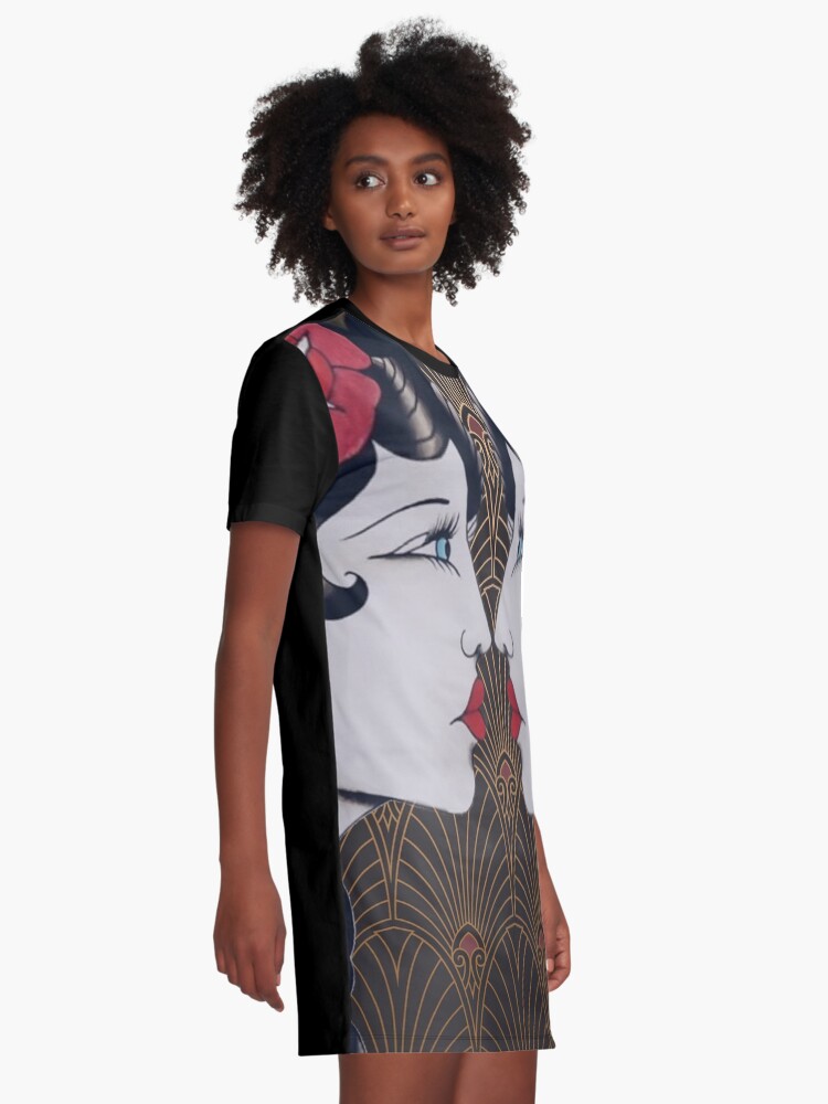 Alternate view of The Art Of Bee 2 Graphic T-Shirt Dress